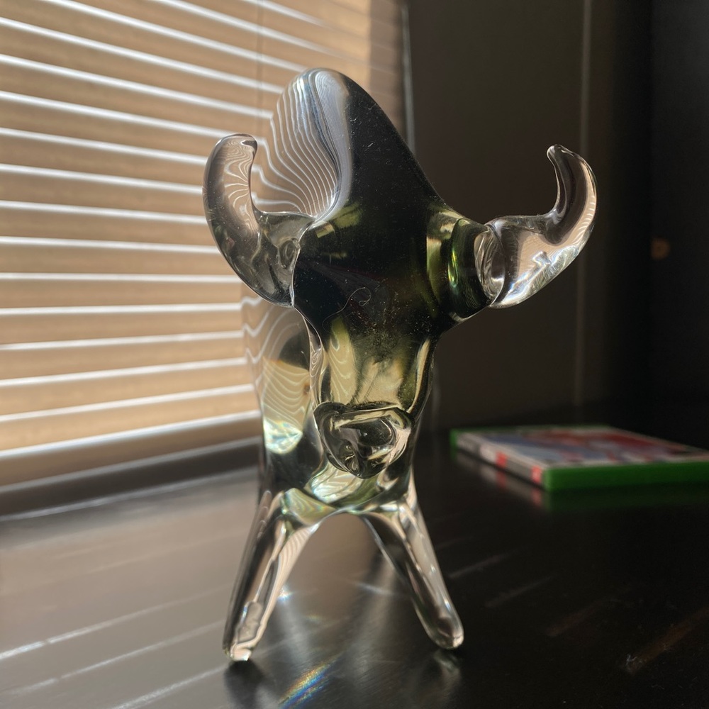Glass bull